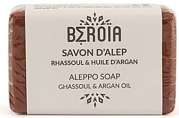 Fragrances, Perfumes, Cosmetics Argan Oil & Rhassoul Soap - Beroia Aleppo Soap With Argan Oil & Rhassoul