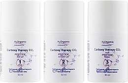 Fragrances, Perfumes, Cosmetics Set "Peptide Carboxytherapy" - H2Organic Carboxy Therapy CO2 Peptide (gel/50ml + gel/50ml + mask/50ml)