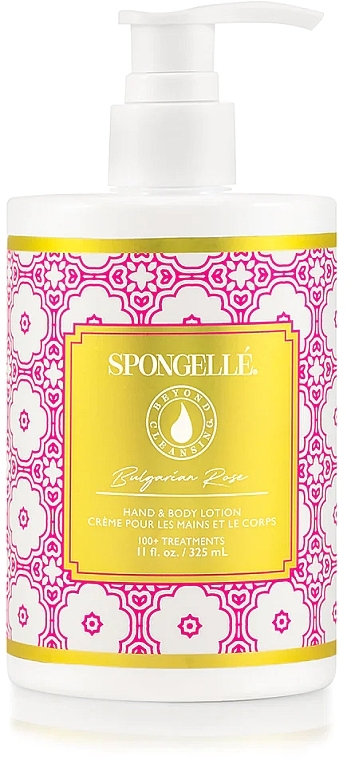 Hand & Body Lotion - Spongelle Bulgarian Rose Hand & Body Lotion — photo N3