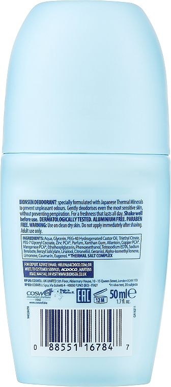 Roll-On Deodorant - Bionsen Mineral Protective Deodorant — photo N2