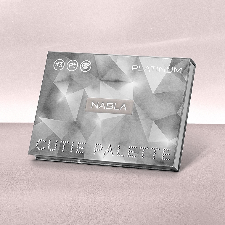 Eyeshadow Palette - Nabla Cutie Collection Palette Platinum — photo N4