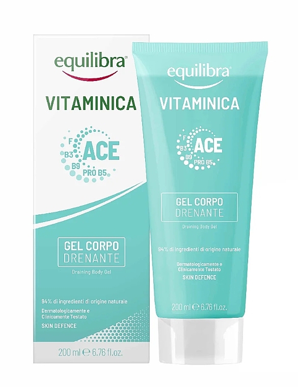 Draining Body Gel - Equilibra Vitaminica Draining Body Gel — photo N1