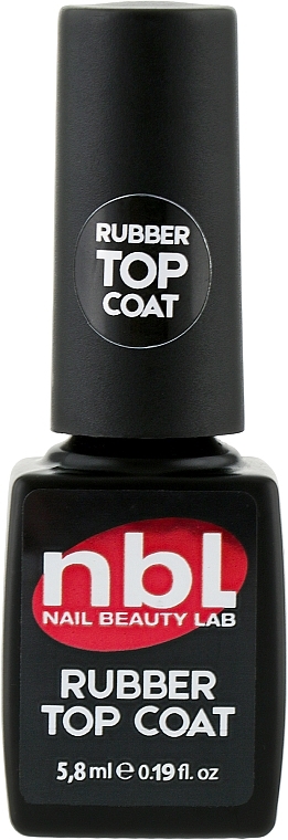 Rubber Top Coat - Jerden NBL Nail Beauty Lab Rubber Top Coat — photo N1