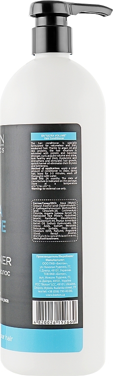 Hair Conditioner - Bioton Cosmetics Nature Professional Ultra Volume Conditioner — photo N2