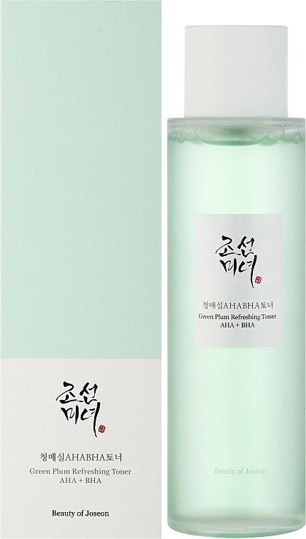 AHA + BHA Toner - Beauty of Joseon Green Plum Refreshing Toner AHA + BHA — photo N2