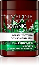 Fragrances, Perfumes, Cosmetics Intensive Soothing Face Cream - Eveline Cosmetics Botanic Expert Aloe Vera Day & Night Cream