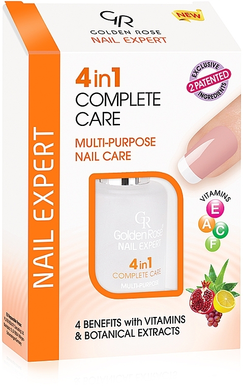 Nail Complex Care - Golden Rose Nail Expert 4 in 1 Complete Care — photo N1