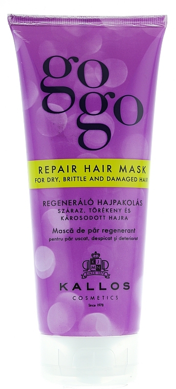 Repair Hair Mask - Kallos Cosmetics Gogo Repair Conditioner For Dry Hair — photo N1