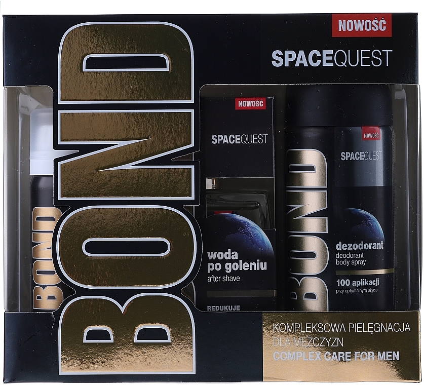 Set - Bond Spacequest (ash/lot/100ml + foam/50ml + deo/150ml) — photo N3