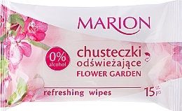 Refreshing Wipes "Flower Garden", 15 pcs - Marion — photo N4