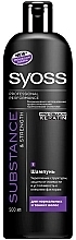 Fragrances, Perfumes, Cosmetics Shampoo for Normal & Thin Hair - Syoss Substance & Strength