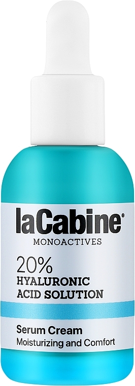 Face Cream Serum - La Cabine Monoactives 20% Hyaluronic Serum Cream — photo N1