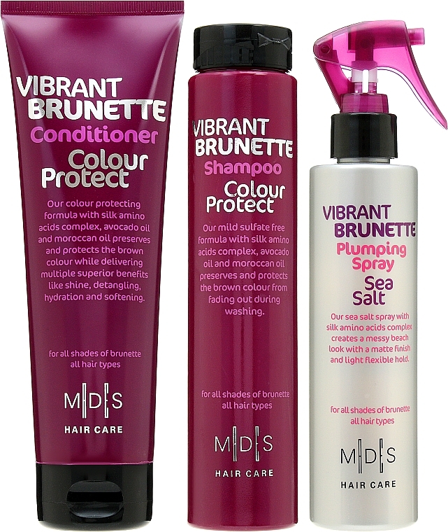 Set "Color Protection. Vibrant Brunette" - Mades Cosmetics (sham/250ml + cond/250ml + spray/200ml) — photo N15