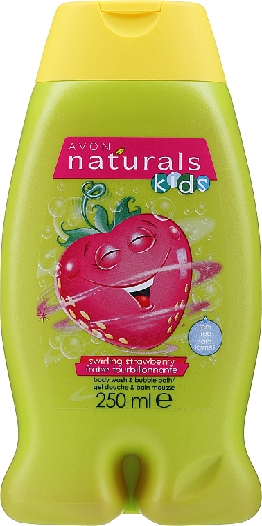 Swirling Strawberry Body Wash & Bubble Bath - Avon Naturals — photo N1