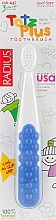 Fragrances, Perfumes, Cosmetics Kids Toothbrush, blue-white - Radius Tots Plus Toothbrush