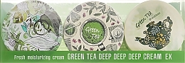 Fragrances, Perfumes, Cosmetics Set - SeaNtree Green Tea Deep Deep Deep Cream EX 3 in 1 Set-1 (h/cr/3x35g)