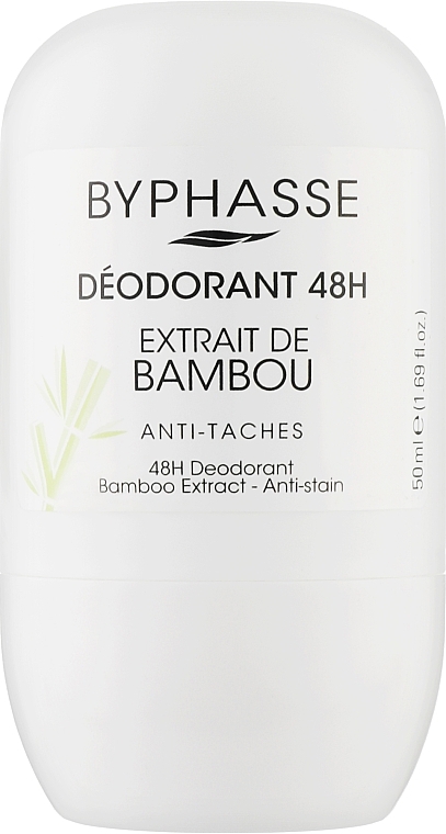 Roll-On Deodorant 'Bamboo Extract' - Byphasse 48h Deodorant Bamboo Extract — photo N2