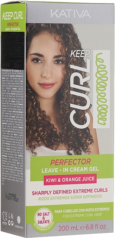 Curl Cream-Gel - Kativa Keep Curl Superfruit Active — photo N2