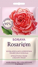 Fragrances, Perfumes, Cosmetics Smoothing Rose Creamy Mask - Soraya Rosarium Smoothing Cream Rose Mask