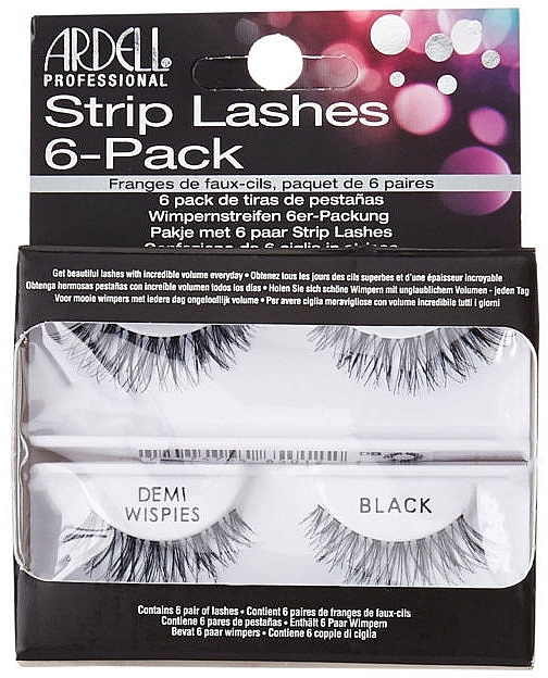 False Lashes - Ardell Demi Wispies Black — photo N1