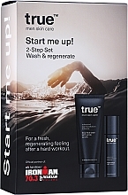 Set - True Men Skin Care Advanced Age & Pollution Defence Start Me UP! (f/cr/50ml + f/gel/200ml + bag/1pc) — photo N5