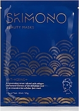 Fragrances, Perfumes, Cosmetics Anti-Aging Biocellulose Face Mask to Reduce Wrinkles and Signs of Aging - Skimono Anti-Ageing Bio-Cellulose Face Mask