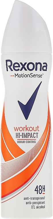 Deodorant Spray - Rexona Motionsense Workout Hi-impact 48h Anti-perspirant — photo N3