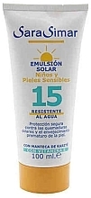 Fragrances, Perfumes, Cosmetics Sunscreen Body Emulsion - Sara Simar Sun Emulsion Spf 15