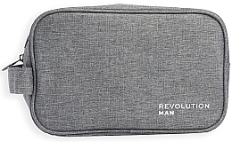 Fragrances, Perfumes, Cosmetics Cosmetic Bag for Men, grey - Revolution Man Carbon Pulse Wash Bag