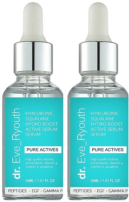 Set - Dr. Eve_Ryouth Hyaluronic acid Squalane Hydro Boost Active Serum — photo N6