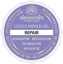 Repairing Nail Gel - Alessandro International French Gel Repair White — photo N5