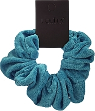 Fragrances, Perfumes, Cosmetics Velvet Scrunchie, turquoise XL - Lolita Accessoires