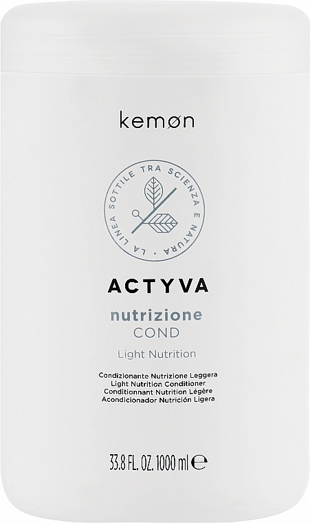 Conditioner for Slightly Dry Hair - Kemon Actyva Nutrizione Cond — photo N4