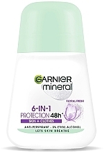 Roll-on Deodorant - Garnier Mineral Women Roll On Protection 6 Floral Fresh — photo N1