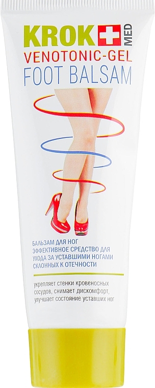 Foot Balm 'Krok Med Venotonic-Gel' - FitoBioTekhnologii Krok Med Venotonic-Gel — photo N2