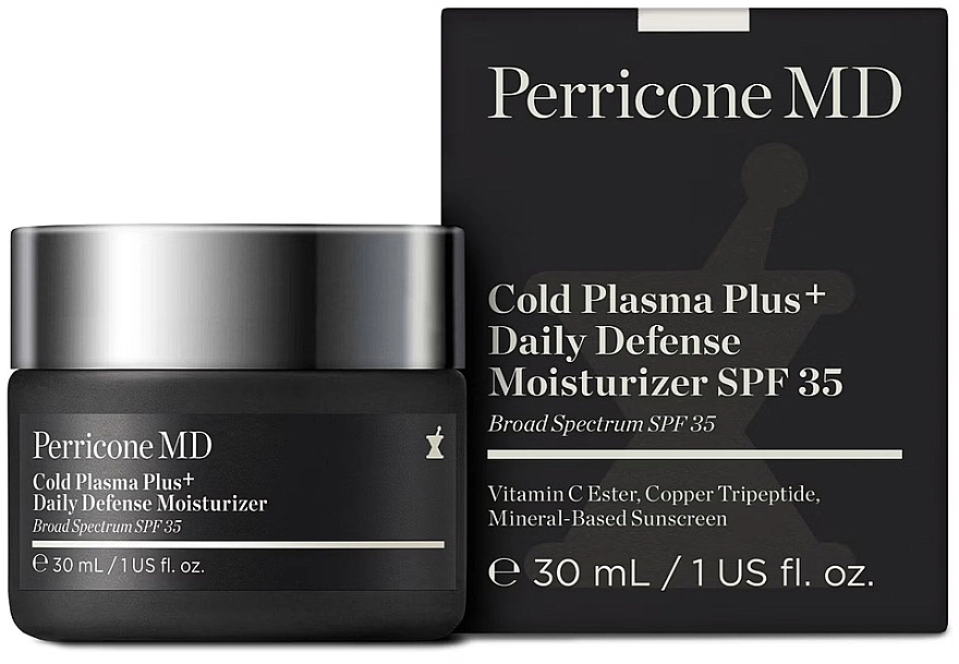 Moisturizing Face Sunscreen - Perricone MD Cold Plasma Plus+ Daily Defense Moisturizer SPF35 — photo N2