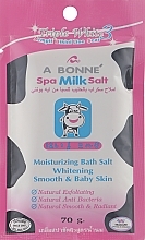 Fragrances, Perfumes, Cosmetics Whitening Salt Body Scrub with Milk Proteins - A Bonne Spa Milk Salt Moisturizing Whitening Smooth & Baby Skin