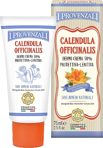 Soothing Cream - I Provenzali Protective Cream Calendula Officinalis Dermo Soothing — photo N2