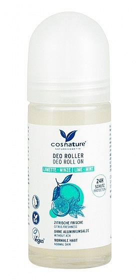 Roll-On Deodorant "Lime & Mint" - Cosnature — photo N7