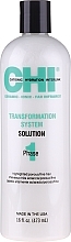 Fragrances, Perfumes, Cosmetics Straightening Fluid Formula C, Phase 1 - CHI Transformation Solution Formula C