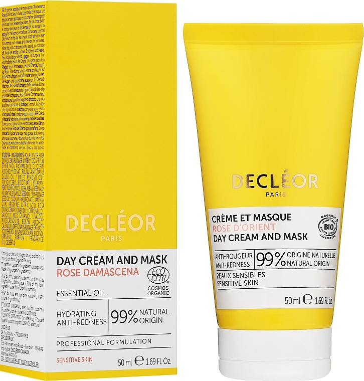 2-in-1 Soothing Cream Mask - Decleor Harmonie Calm Organic Soothing Comfort Cream & Mask 2in1 — photo N2