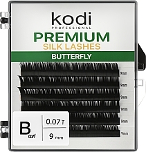 Fragrances, Perfumes, Cosmetics Butterfly Green B 0.07 False Eyelashes (6 rows: 9 mm) - Kodi Professional