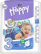 Fragrances, Perfumes, Cosmetics Baby Diapers 5-9 kg, size 3, 1 pcs - Bella Baby Happy