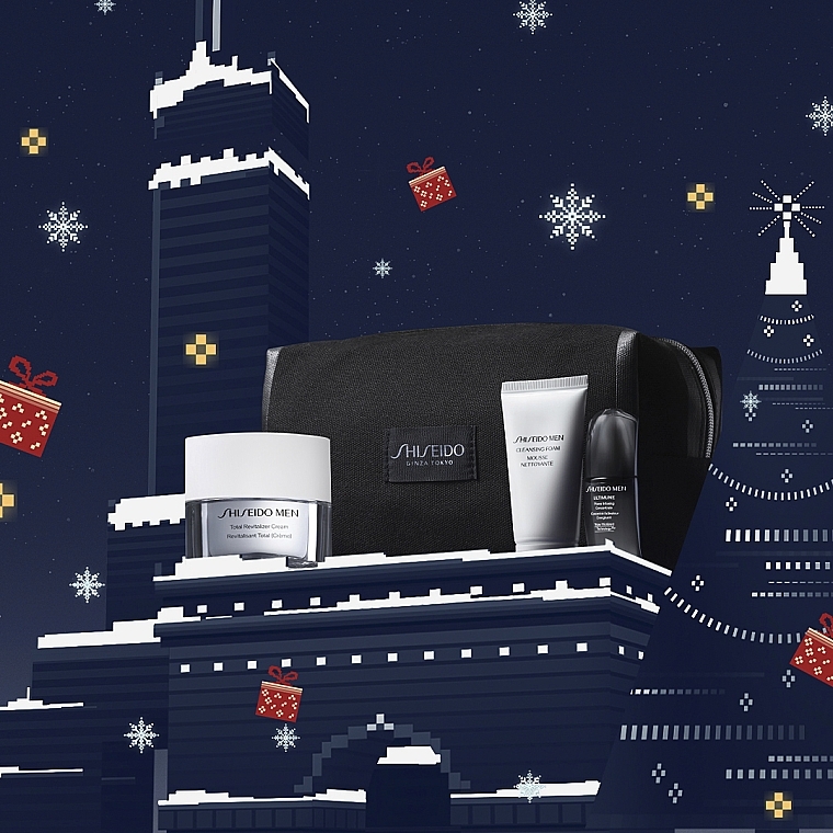 Set - Shiseido Men Holiday Kit (f/cr/50ml + cleanser/30ml + f/conc/10ml) — photo N3