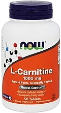 L-Carnitine, tablets, 1000mg - Now Foods L-Carnitine — photo N2