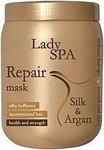 Fragrances, Perfumes, Cosmetics Damaged Hair Mask - Scandic Lady Spa Repair Silk & Argan Mask