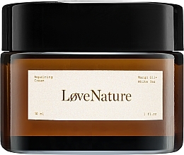 Fragrances, Perfumes, Cosmetics Face Cream with Mango & White Tea Oil - Love Nature Repairing Cream Mango Oil + White Tea