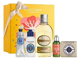 Fragrances, Perfumes, Cosmetics Set - L'Occitane Best Seller (h/cr/30ml + b/lot/75ml + sh/oil/250ml + shamp/35ml + h/soap/100g)