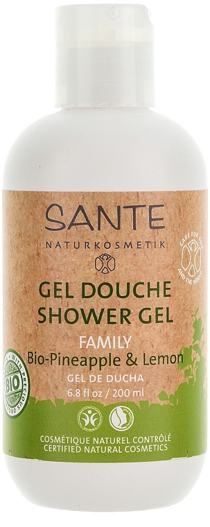 Pineapple & Lemon Shower Gel - Sante Family Shower Gel Pineapple & Lemon — photo N1