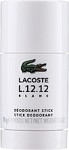 Fragrances, Perfumes, Cosmetics Lacoste L.12.12 Blanc - Deodorant-Stick